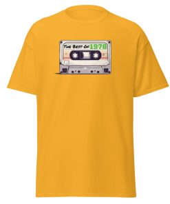 The Best of 1978 Cassette Tape T-shirt Gift for Born in 1978 Present for Men