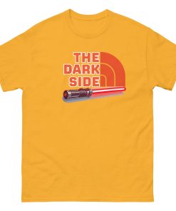 The Dark Side – Red Lightsaber T-shirt for Space Wars Fans