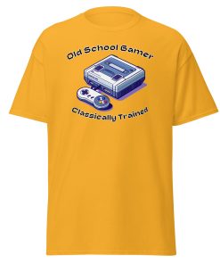 Old School Gamer – Classically Trained – T-shirt gift for Retro Gamers