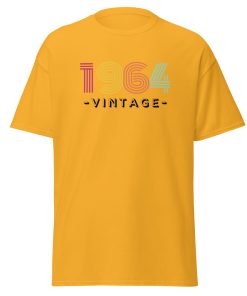 1964 Vintage Birthday T-shirt for 60th Birthday Present Born in 1964