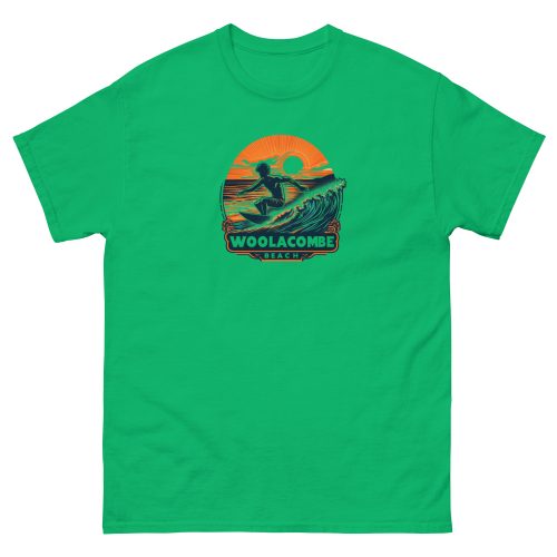 Woolacombe Beach Surfing T-Shirt Devon Surf