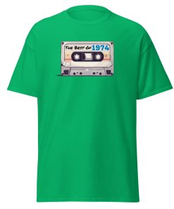 The Best of 1974 Cassette Tape T-shirt Gift for Born in 1974 Present for Men