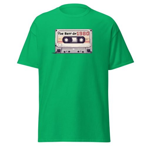The Best of 1980 Cassette Tape T-shirt Gift for Born in 1980 Present for Men