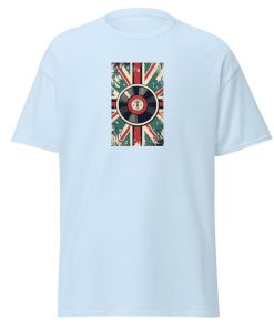Vintage Retro Union Jack Vinyl Record T-shirt