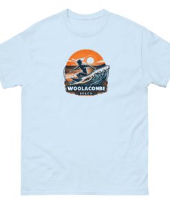 Woolacombe Beach Surfing T-Shirt Devon Surf