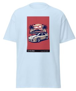 Car Sunset Beach T-Shirt Design Cool Gift Tee T-Shirt