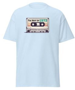 The Best of 1973 Cassette Tape T-shirt Gift for Born in 1973 Present for Men