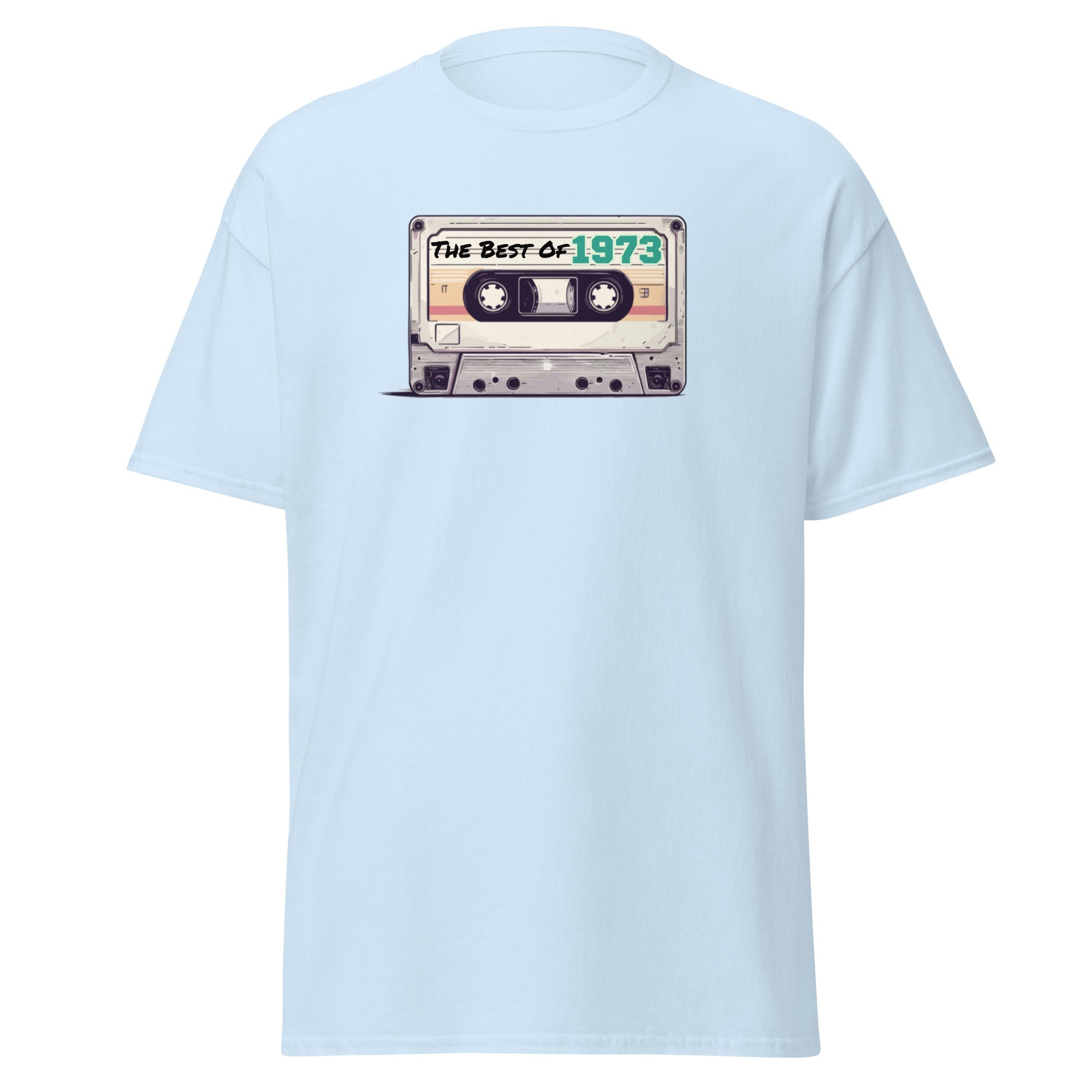 The Best of 1973 Cassette Tape T-shirt Gift for Born in 1973 Present for Men
