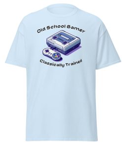 Old School Gamer – Classically Trained – T-shirt gift for Retro Gamers
