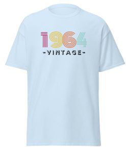 1964 Vintage Birthday T-shirt for 60th Birthday Present Born in 1964