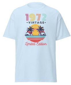 1972 Classic Vintage Limited Edition Birthday T-Shirt Present Born In 1972
