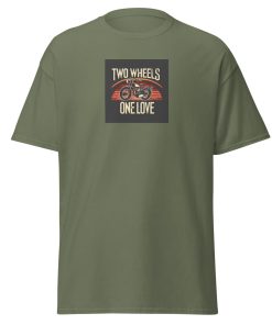 Vintage Motorbike T-Shirt Two Wheels, One Love