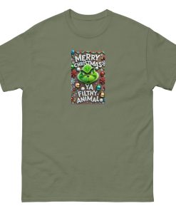 Merry Christmas Ya Filthy Animal - Grinch T-shirt