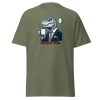 Jurassic Perk Men’s T-shirt – T-rex drinking a coffee