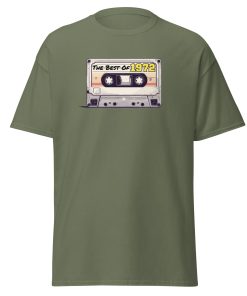The Best of 1972 Cassette Tape T-shirt Gift for Born in 1972 Present for Men
