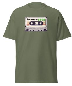 The Best of 1978 Cassette Tape T-shirt Gift for Born in 1978 Present for Men