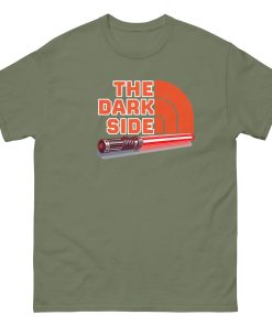 The Dark Side – Red Lightsaber T-shirt for Space Wars Fans