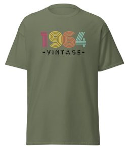 1964 Vintage Birthday T-shirt for 60th Birthday Present Born in 1964