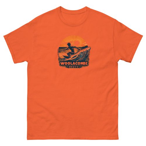 Woolacombe Beach Surfing T-Shirt Devon Surf