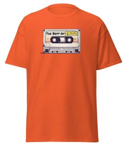 The Best of 1972 Cassette Tape T-shirt Gift for Born in 1972 Present for Men