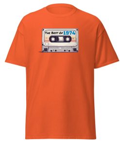 The Best of 1974 Cassette Tape T-shirt Gift for Born in 1974 Present for Men