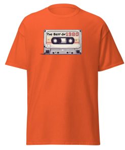 The Best of 1980 Cassette Tape T-shirt Gift for Born in 1980 Present for Men