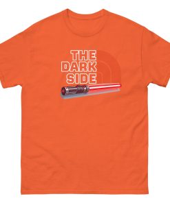 The Dark Side – Red Lightsaber T-shirt for Space Wars Fans