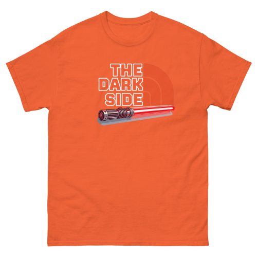 The Dark Side – Red Lightsaber T-shirt for Star Wars Fans