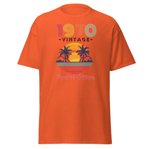 1970 Classic Vintage Limited Edition Birthday T-Shirt Present Born In 1970