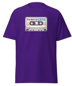 The Best of 1974 Cassette Tape T-shirt Gift for Born in 1974 Present for Men