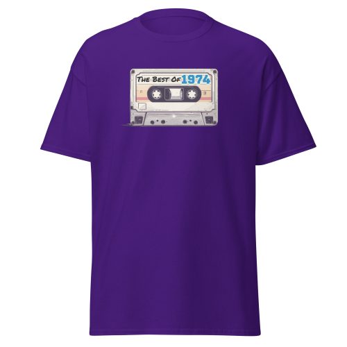 The Best of 1974 Cassette Tape T-shirt Gift for Born in 1974 Present for Men