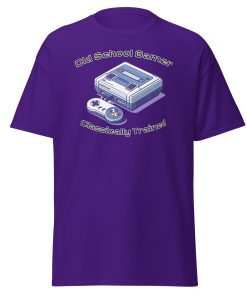 Old School Gamer – Classically Trained – T-shirt gift for Retro Gamers
