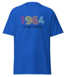 1964 Vintage Birthday T-shirt for 60th Birthday Present Born in 1964
