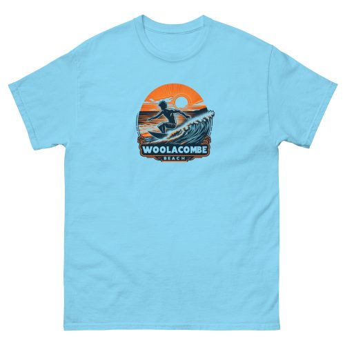 Woolacombe Beach Surfing T-Shirt Devon Surf