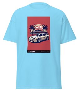 Car Sunset Beach T-Shirt Design Cool Gift Tee T-Shirt