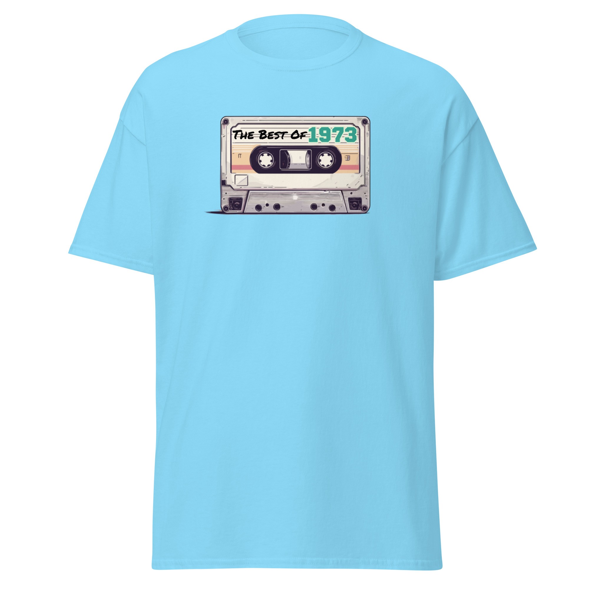The Best of 1973 Cassette Tape T-shirt Gift for Born in 1973 Present for Men