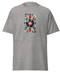 Vintage Retro Union Jack Vinyl Record T-shirt