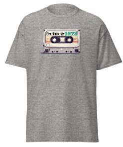 The Best of 1973 Cassette Tape T-shirt Gift for Born in 1973 Present for Men