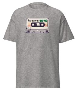 The Best of 1975 Cassette Tape T-shirt Gift for Born in 1975 Present for Men