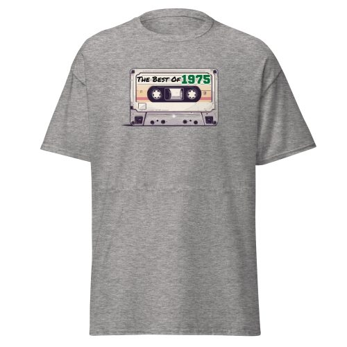 The Best of 1975 Cassette Tape T-shirt Gift for Born in 1975 Present for Men