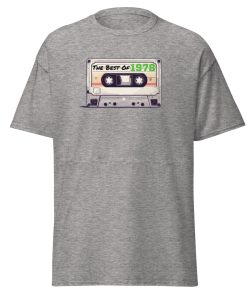 The Best of 1978 Cassette Tape T-shirt Gift for Born in 1978 Present for Men