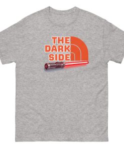 The Dark Side – Red Lightsaber T-shirt for Space Wars Fans