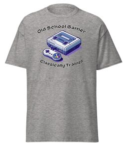 Old School Gamer – Classically Trained – T-shirt gift for Retro Gamers