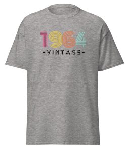 1964 Vintage Birthday T-shirt for 60th Birthday Present Born in 1964