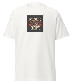Vintage Motorbike T-Shirt Two Wheels, One Love