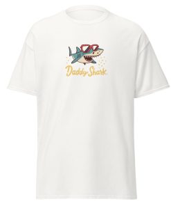 Daddy Shark T-shirt design – Shark in Sunglasses gift tshirt