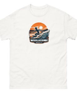 Woolacombe Beach Surfing T-Shirt Devon Surf