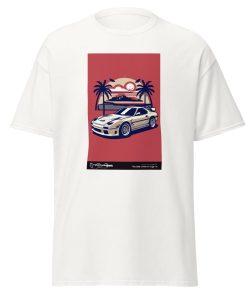Car Sunset Beach T-Shirt Design Cool Gift Tee T-Shirt
