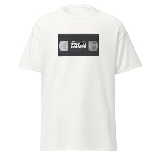 Dad’s VHS Video Do Not Erase T-shirt – Fun Gift for Dad