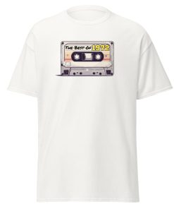 The Best of 1972 Cassette Tape T-shirt Gift for Born in 1972 Present for Men